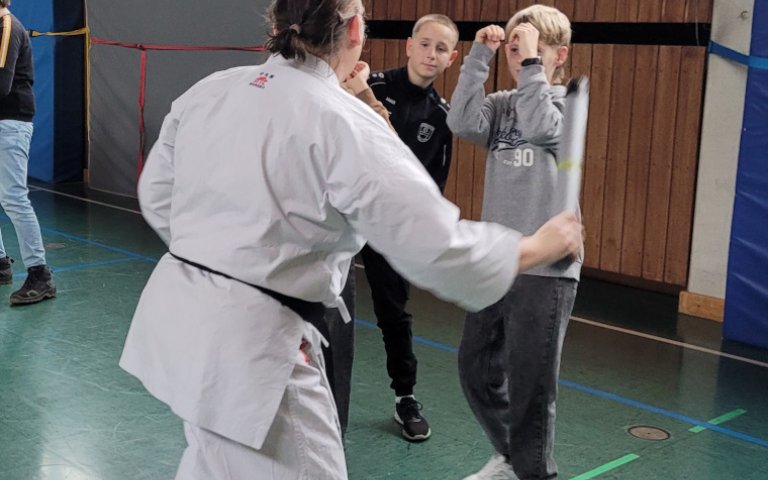 Teststunde Karate - weitere Bilder in der Galerie